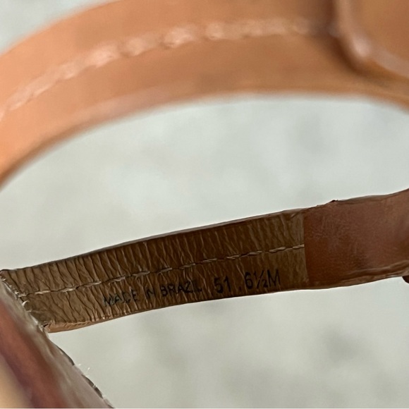 Tory Burch Leather Mini Miller Gabriel Sandals Brown Size 6.5 - Picture 11 of 11